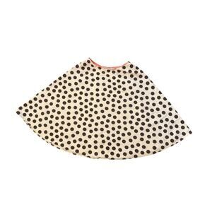 Vintage Women 4 Anthropologie Corey Lynn Calter Cream Polka Dot Cotton Skirt